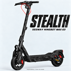 STEALTH – Designvisualisierung am Segway Ninebot MAX G3. Scooter nicht enthalten.