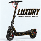 LUXURY – Designvisualisierung am Segway Ninebot MAX G3. Scooter nicht enthalten.