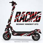 RACING – Designvisualisierung am Segway Ninebot GT3. Scooter nicht enthalten.