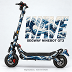 WAVE – Designvisualisierung am Segway Ninebot GT3. Scooter nicht enthalten.