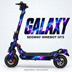GALAXY – Designvisualisierung am Segway Ninebot GT3. Scooter nicht enthalten.