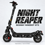 NIGHT REAPER – Designvisualisierung am Segway Ninebot GT3. Scooter nicht enthalten.
