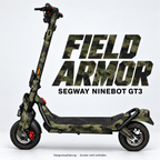 FIELD ARMOR – Designvisualisierung am Segway Ninebot GT3. Scooter nicht enthalten.
