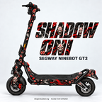 SHADOW ONI – Designvisualisierung am Segway Ninebot GT3. Scooter nicht enthalten.