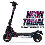 NEON TRIBAL – Designvisualisierung am Segway Ninebot GT3. Scooter nicht enthalten.