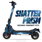 SHATTER PRISM – Designvisualisierung am Segway Ninebot GT3. Scooter nicht enthalten.