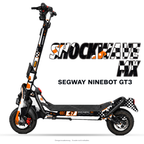SHOCKWAVE MX – Designvisualisierung am Segway Ninebot GT3. Scooter nicht enthalten.