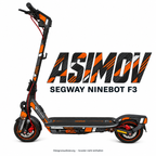 SEGWAY NINEBOT F3 SKIN | ASIMOV – Designvisualisierung am passenden Scooter. Scooter nicht enthalten.