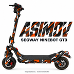 SEGWAY NINEBOT GT3 SKIN | ASIMOV – Designvisualisierung am passenden Scooter. Scooter nicht enthalten.