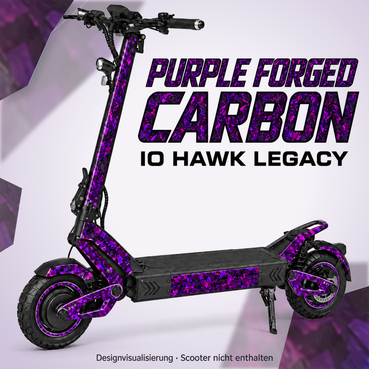 IO HAWK LEGACY SKIN | PURPLE FORGED CARBON – Produktvorschau