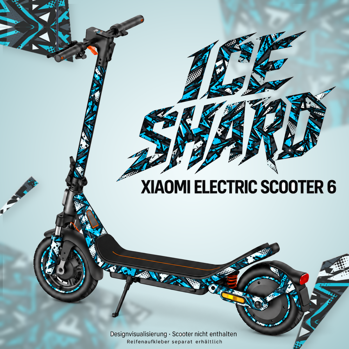 XIAOMI ELECTRIC SCOOTER 6 SKIN | ICE SHARD – Produktvorschau