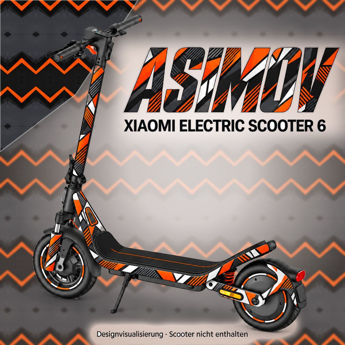 XIAOMI ELECTRIC SCOOTER 6 SKIN | ASIMOV – Produktvorschau