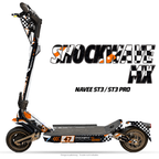 SHOCKWAVE MX – Designvisualisierung am NAVEE ST3 / ST3 Pro. Scooter nicht enthalten.