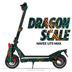 DRAGON SCALE – Designvisualisierung am NAVEE UT5 Max. Scooter nicht enthalten.