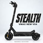 STEALTH – Designvisualisierung am VMAX NEW VX4. Scooter nicht enthalten.