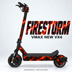 FIRESTORM – Designvisualisierung am VMAX NEW VX4. Scooter nicht enthalten.