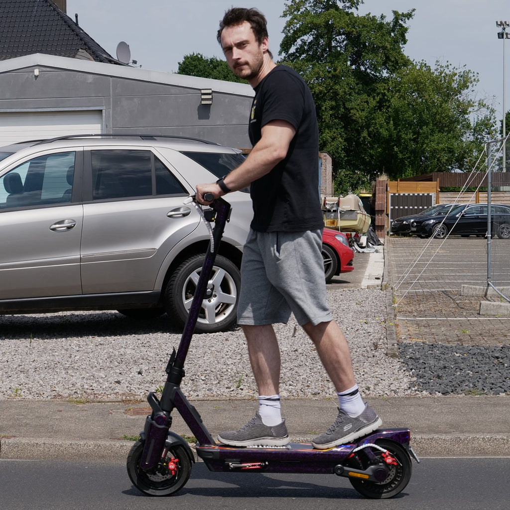 SEGWAY NINEBOT G3 SKIN | PURPLE FORGED CARBON