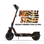 BENGAL STRIKE – Designvisualisierung am Segway Ninebot MAX G3 Pro. Scooter nicht enthalten.