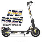 APEX RACING – Designvisualisierung am Segway MAX G30. Scooter nicht enthalten.
