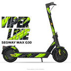 VIPER LINE – Designvisualisierung am Segway MAX G30. Scooter nicht enthalten.