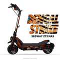 BENGAL STRIKE – Designvisualisierung am Segway ZT3 Max. Scooter nicht enthalten.