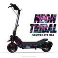 NEON TRIBAL – Designvisualisierung am Segway ZT3 Max. Scooter nicht enthalten.