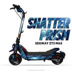 SHATTER PRISM – Designvisualisierung am Segway ZT3 Max. Scooter nicht enthalten.