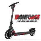 IRONFORGE – Designvisualisierung am SoFlow SO ONE PRO 3. Scooter nicht enthalten.