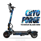 CRYO FORGE – Designvisualisierung am Teverun Blade Mini. Scooter nicht enthalten.