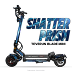 SHATTER PRISM – Designvisualisierung am Teverun Blade Mini. Scooter nicht enthalten.