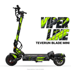 VIPER LINE – Designvisualisierung am Teverun Blade Mini. Scooter nicht enthalten.
