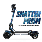 SHATTER PRISM – Designvisualisierung am Teverun Fighter Mini. Scooter nicht enthalten.