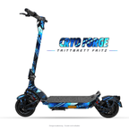 CRYO FORGE – Designvisualisierung am Trittbrett Fritz. Scooter nicht enthalten.