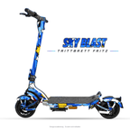 SKY BLAST – Designvisualisierung am Trittbrett Fritz. Scooter nicht enthalten.