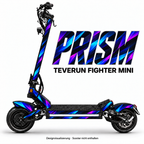 PRISM – Designvisualisierung am Teverun Fighter Mini. Scooter nicht enthalten.