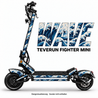WAVE – Designvisualisierung am Teverun Fighter Mini. Scooter nicht enthalten.