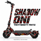 SHADOW ONI – Designvisualisierung am Trittbrett Fritz. Scooter nicht enthalten.