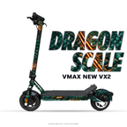 DRAGON SCALE – Designvisualisierung am VMAX NEW VX2. Scooter nicht enthalten.