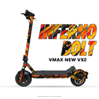 INFERNO BOLT – Designvisualisierung am VMAX NEW VX2. Scooter nicht enthalten.