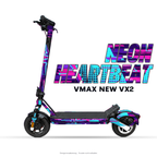 NEON HEARTBEAT – Designvisualisierung am VMAX NEW VX2. Scooter nicht enthalten.