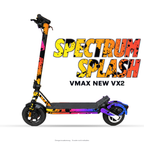 SPECTRUM SPLASH – Designvisualisierung am VMAX NEW VX2. Scooter nicht enthalten.