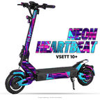 NEON HEARTBEAT – Designvisualisierung am VSETT 10+. Scooter nicht enthalten.