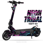 NEON TRIBAL – Designvisualisierung am VSETT 10+. Scooter nicht enthalten.