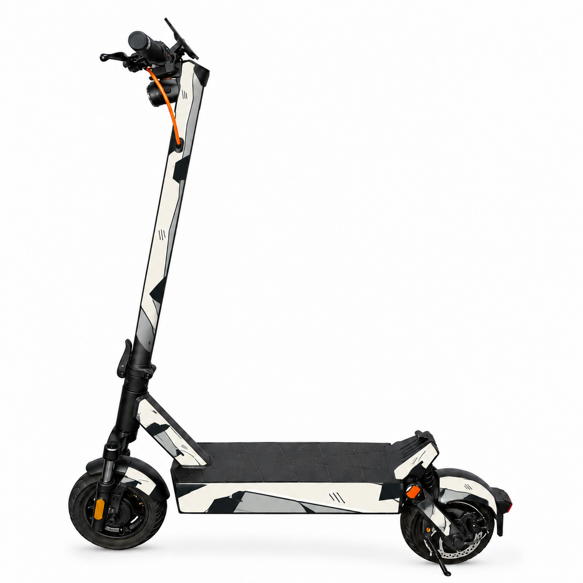 VX4 2D INK – ganze Scooter-Ansicht, digitale Designvisualisierung