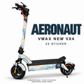 AERONAUT Skin am VMAX NEW VX4 – Designvisualisierung, Felgenaufkleber separat