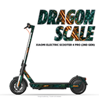 DRAGON SCALE – Designvisualisierung am Xiaomi Electric Scooter 4 Pro (2nd Gen). Scooter nicht enthalten.