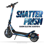 SHATTER PRISM – Designvisualisierung am Xiaomi Electric Scooter 6. Scooter nicht enthalten.
