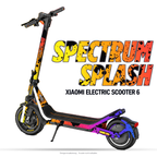 SPECTRUM SPLASH – Designvisualisierung am Xiaomi Electric Scooter 6. Scooter nicht enthalten.