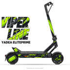 VIPER LINE – Designvisualisierung am Yadea ElitePrime. Scooter nicht enthalten.