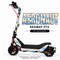 AERONAUT Skin am Segway Ninebot ZT3 Pro – Designvisualisierung, Felgenaufkleber separat